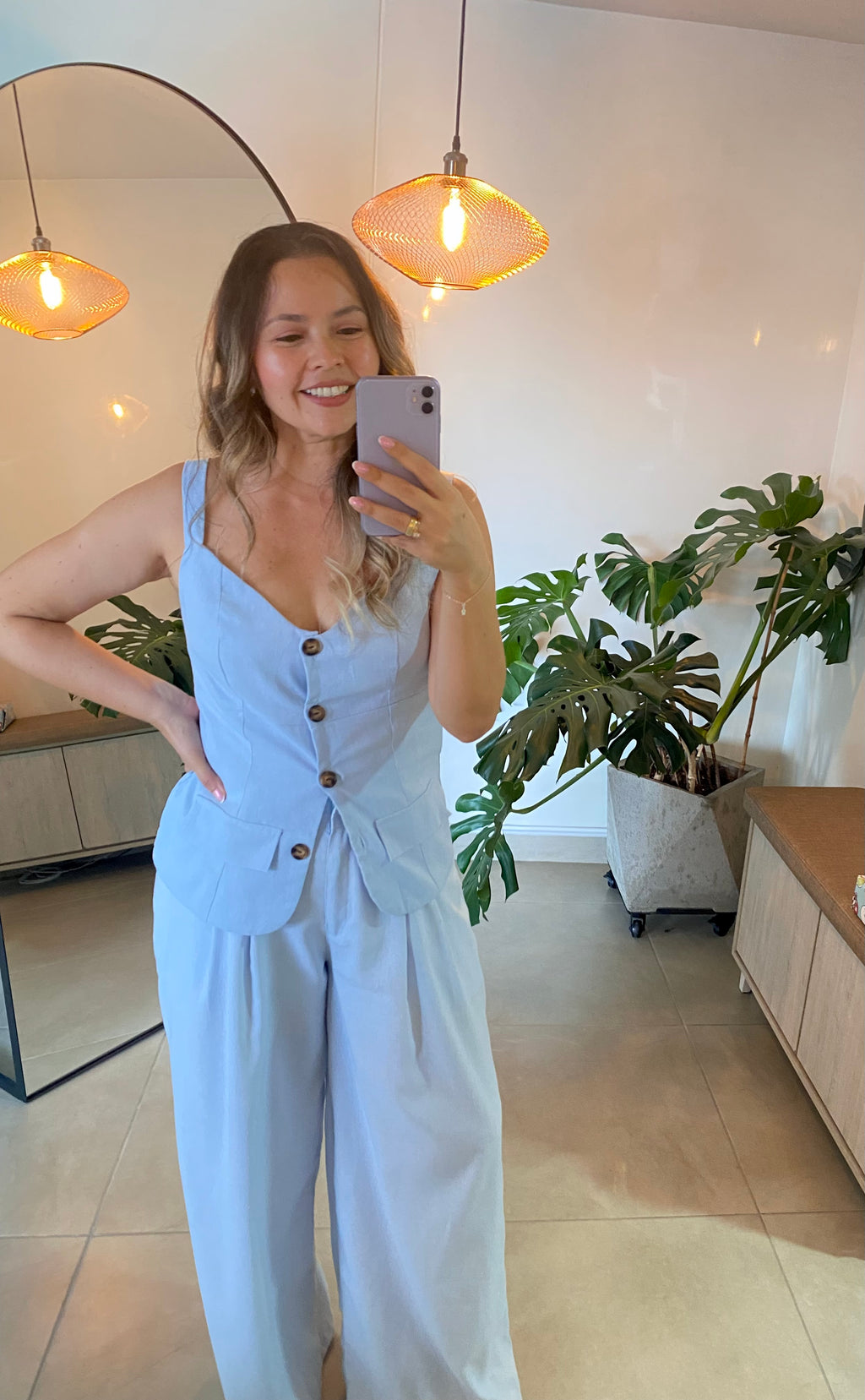 Chaleco Aura Babyblue