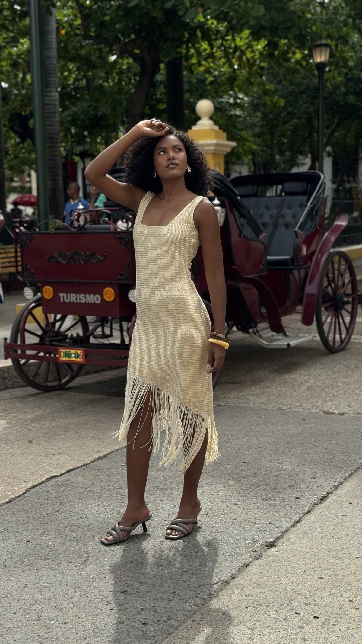 Vestido Nilo Dorado