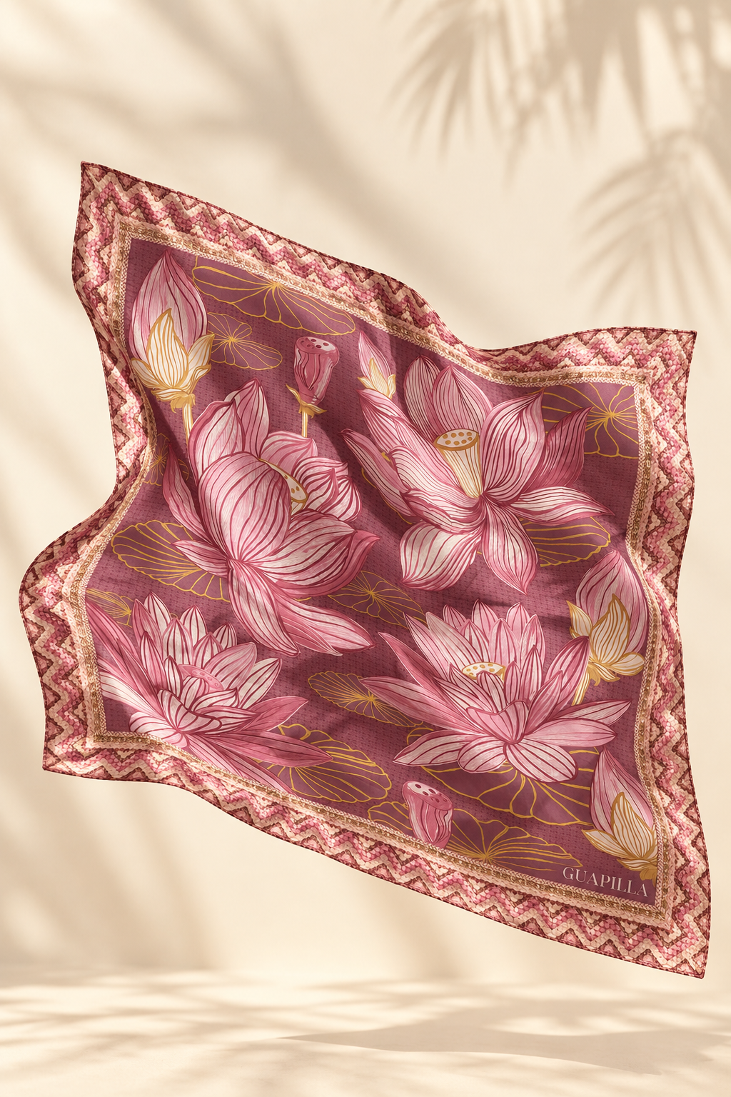 Pañoleta Loto N° 2 Fondo Rosa